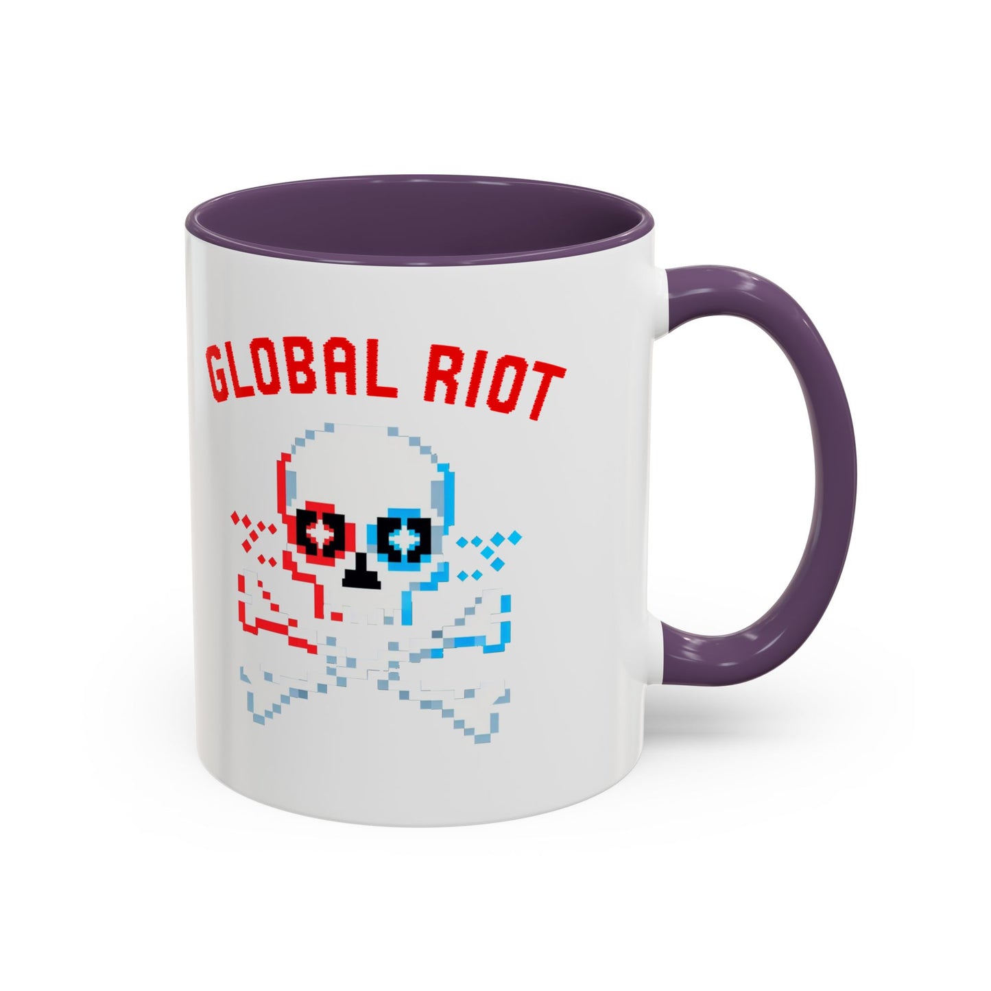 Taza de café con acento de Global Riot (325 ml y 433 ml)