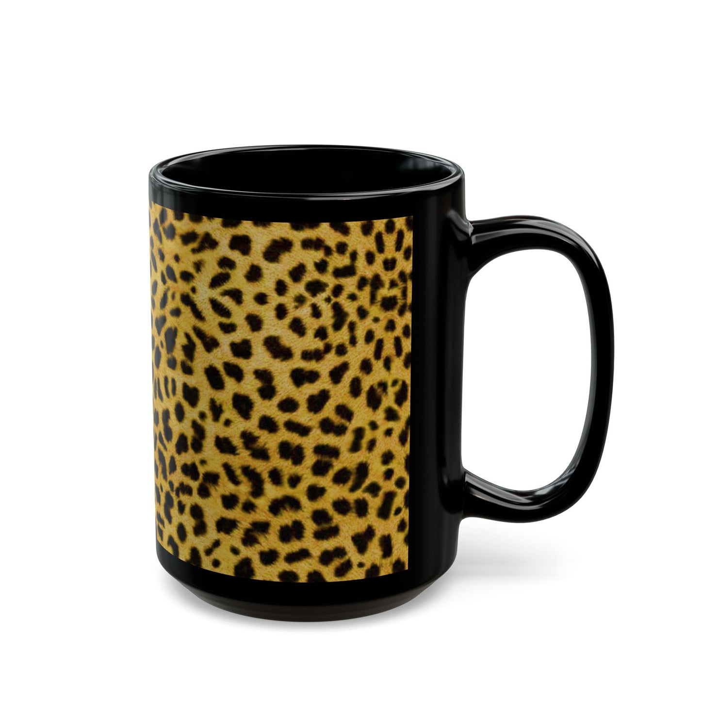 Taza con estampado de guepardo