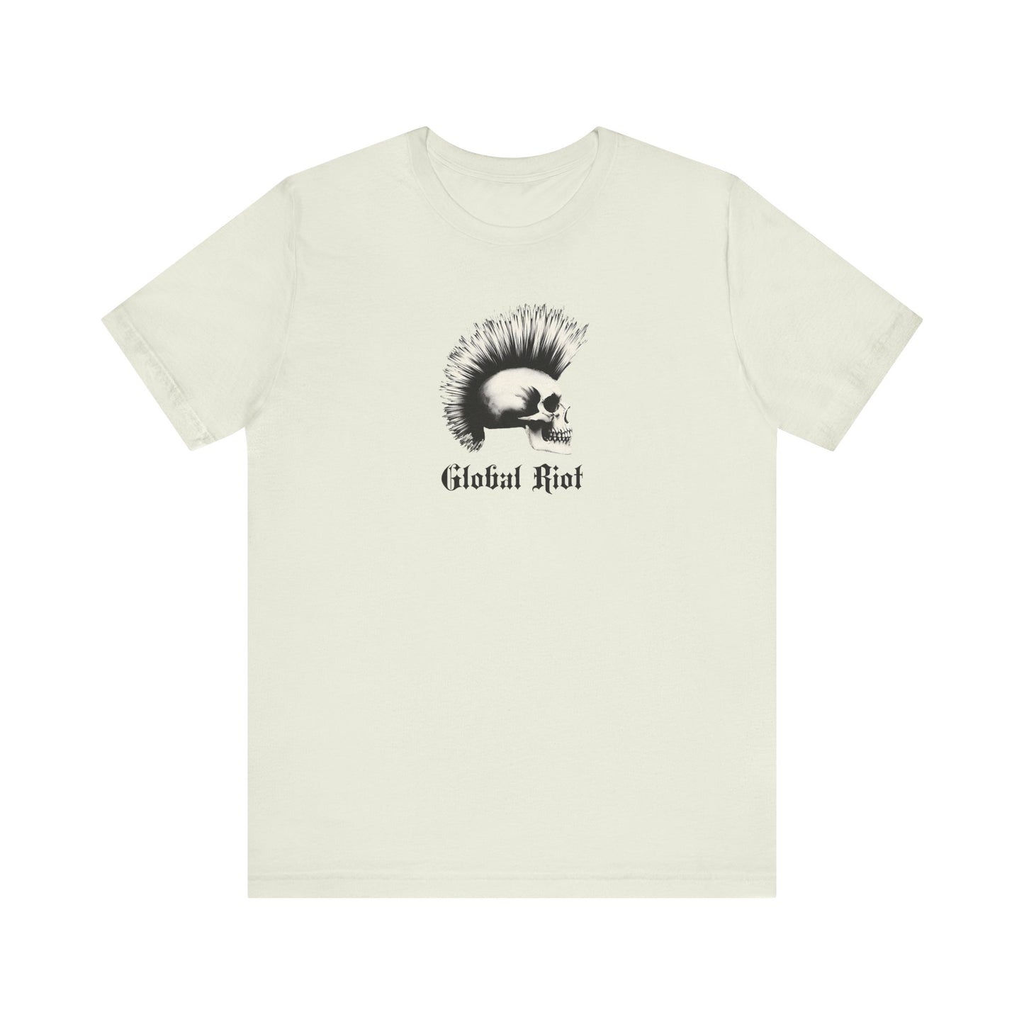 Global Riot Punk Skull Unisex Jersey Short Sleeve Tee