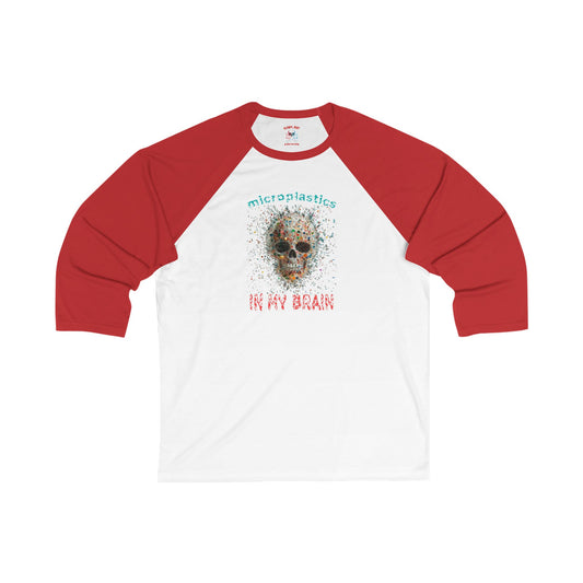 Microplastics in My Brain Unisex Baseball Tee