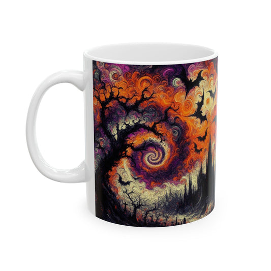 Taza de cerámica de la casa embrujada (325 ml, 430 ml)