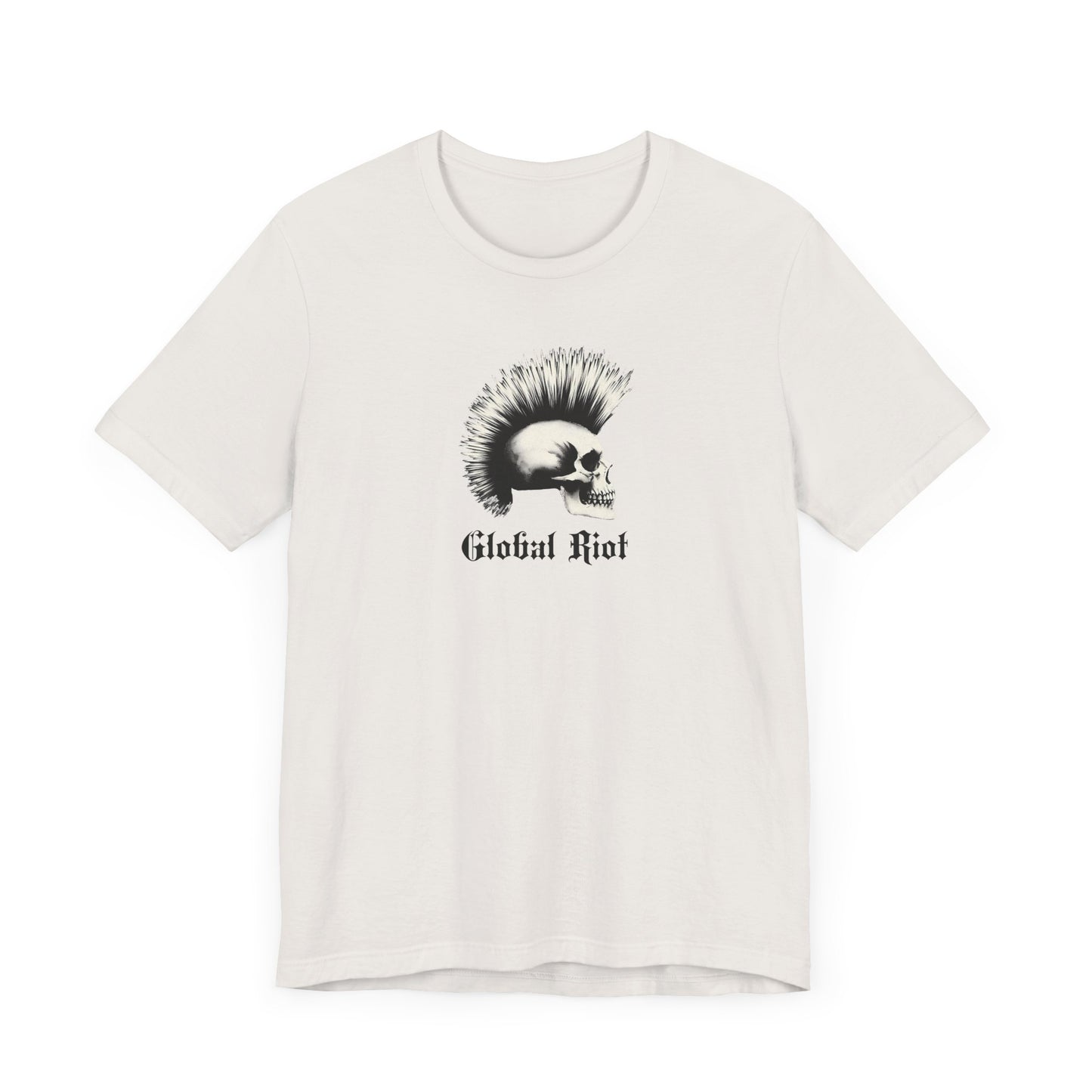Global Riot Punk Skull Unisex Jersey Short Sleeve Tee