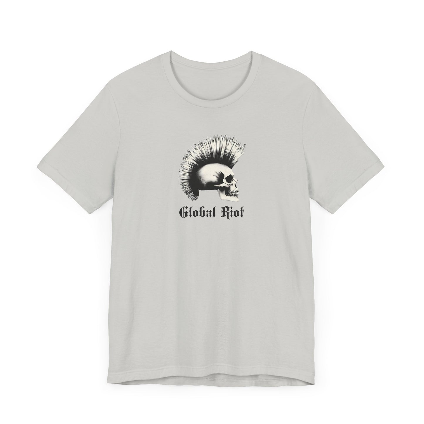 Global Riot Punk Skull Unisex Jersey Short Sleeve Tee