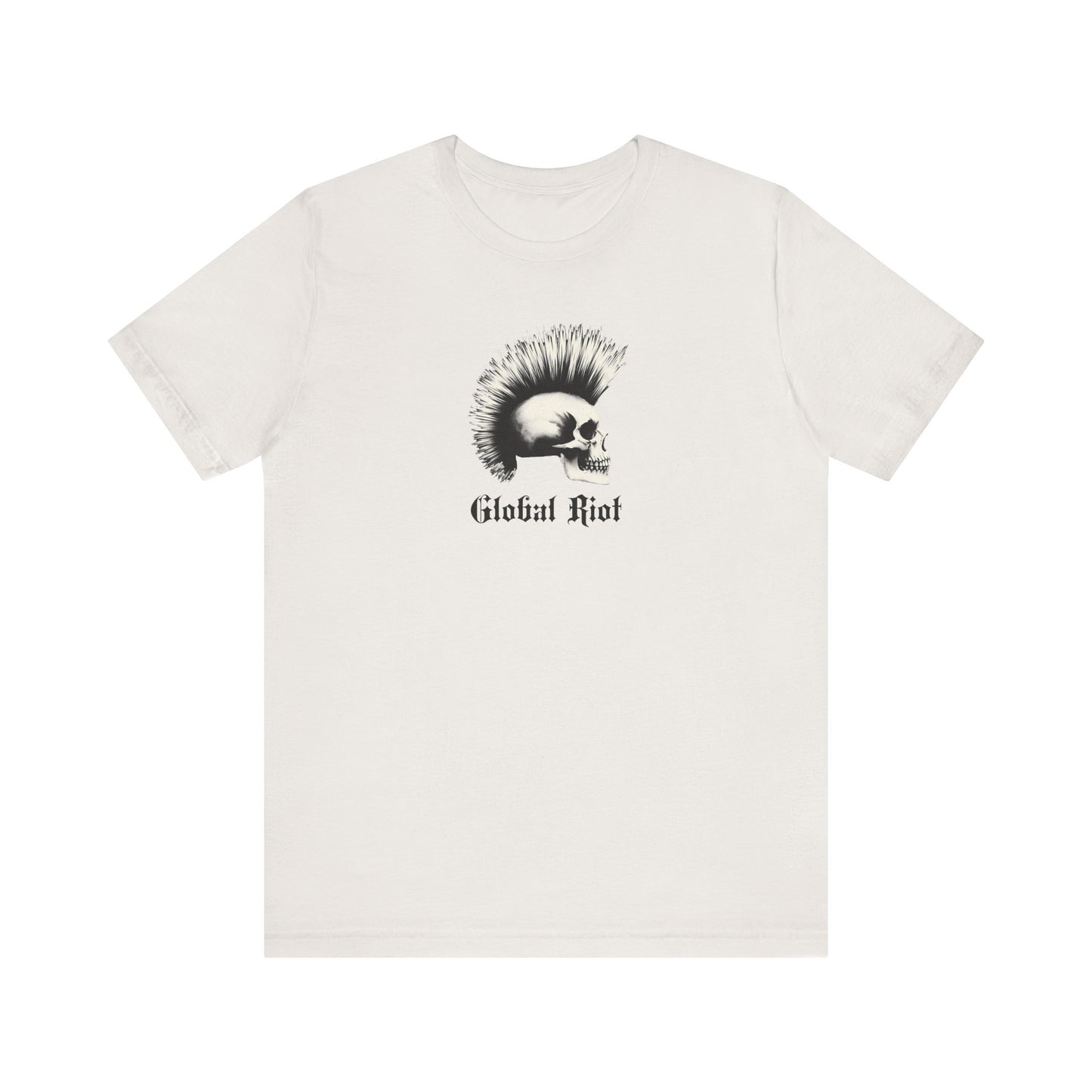 Global Riot Punk Skull Unisex Jersey Short Sleeve Tee