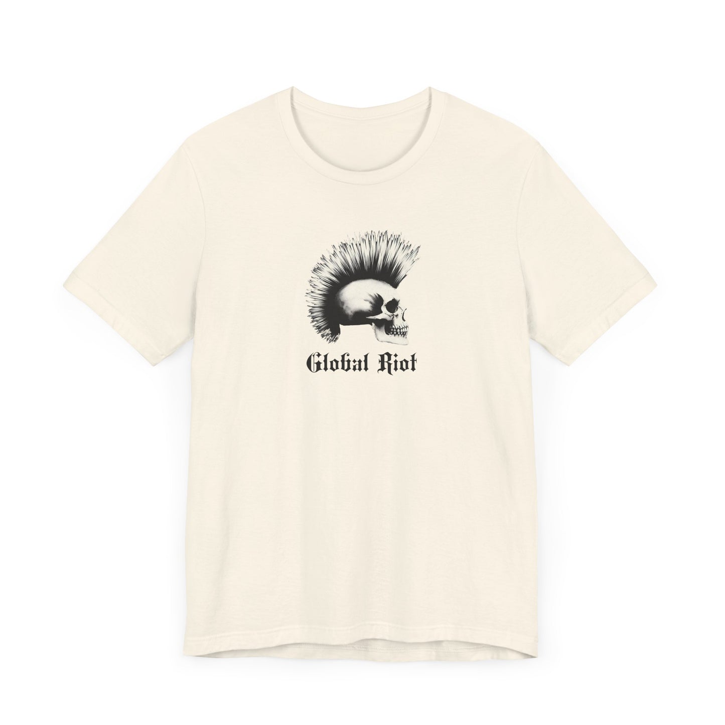 Global Riot Punk Skull Unisex Jersey Short Sleeve Tee