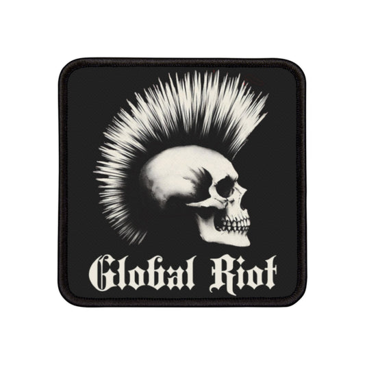 Parches termoadhesivos de calaveras de Global Riot Punk 