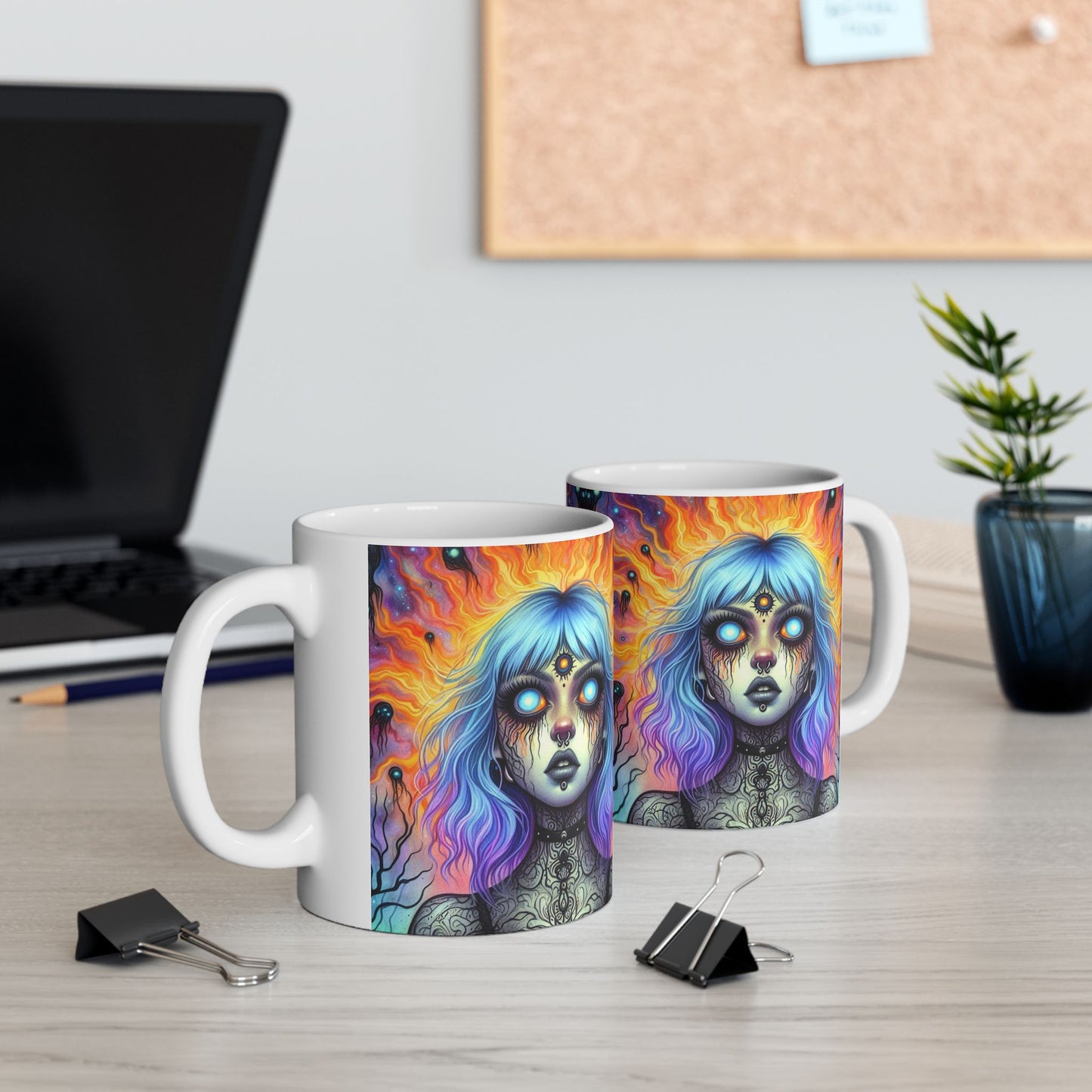 Taza de cerámica "Belleza Trascendental" (325 ml y 450 ml)