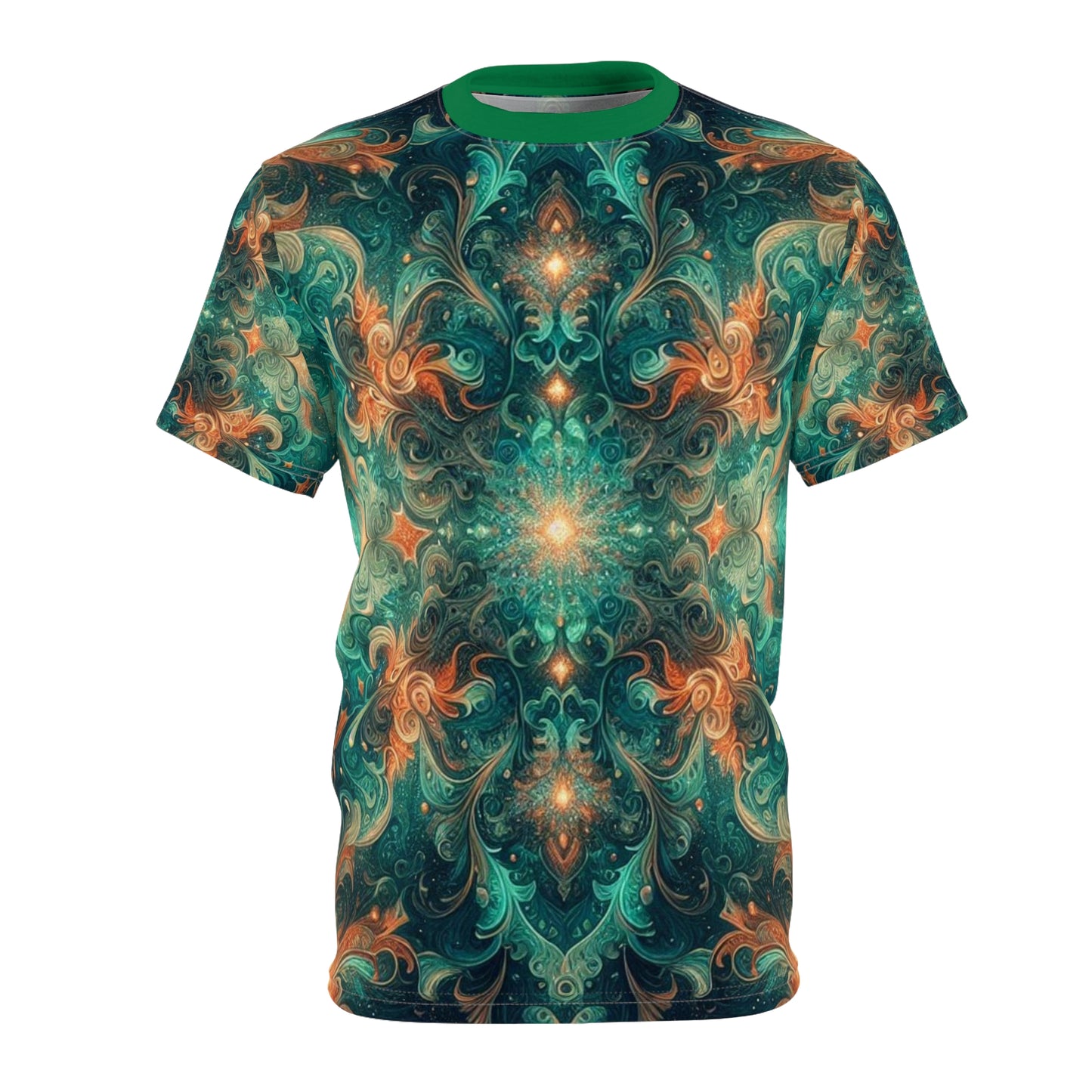Emerald Labyrinth Unisex Cut & Sew Tee (AOP)