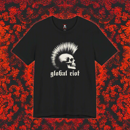 Global Riot Punk Skull Unisex T-Shirt