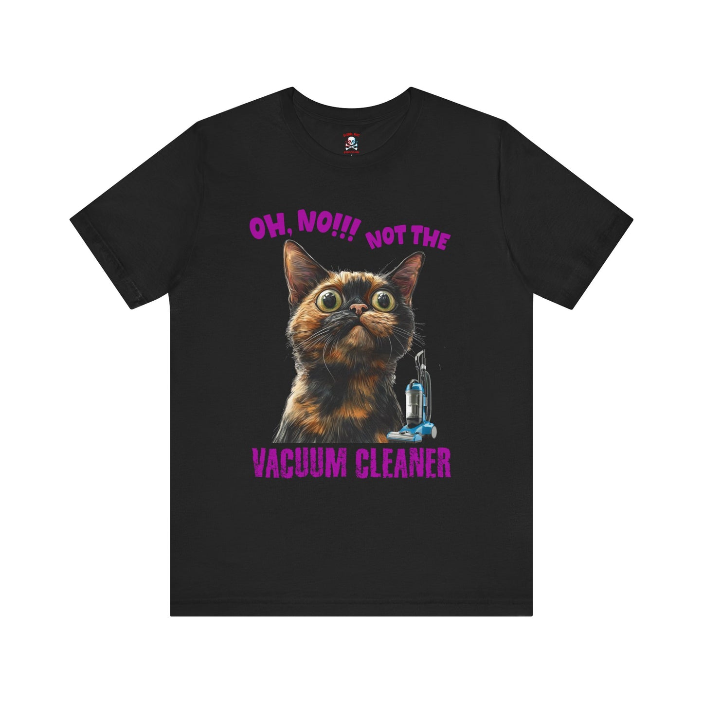 ¡No a la aspiradora! Camiseta unisex