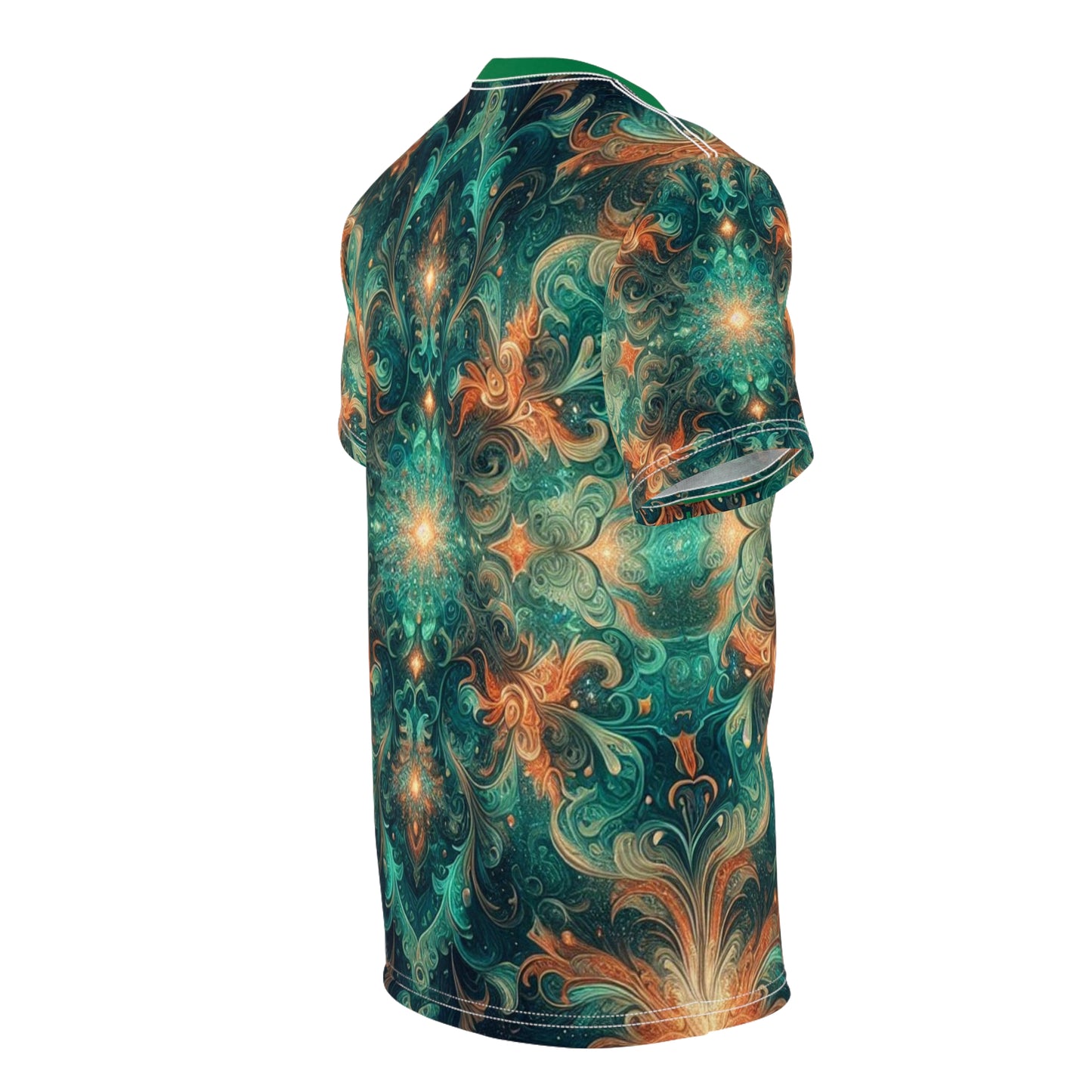 Emerald Labyrinth Unisex Cut & Sew Tee (AOP)