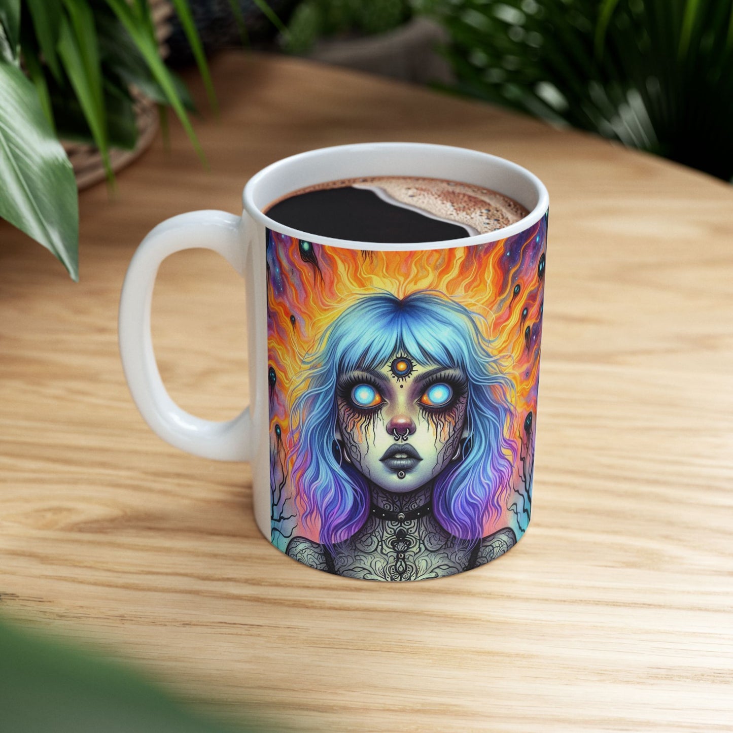 Taza de cerámica "Belleza Trascendental" (325 ml y 450 ml)