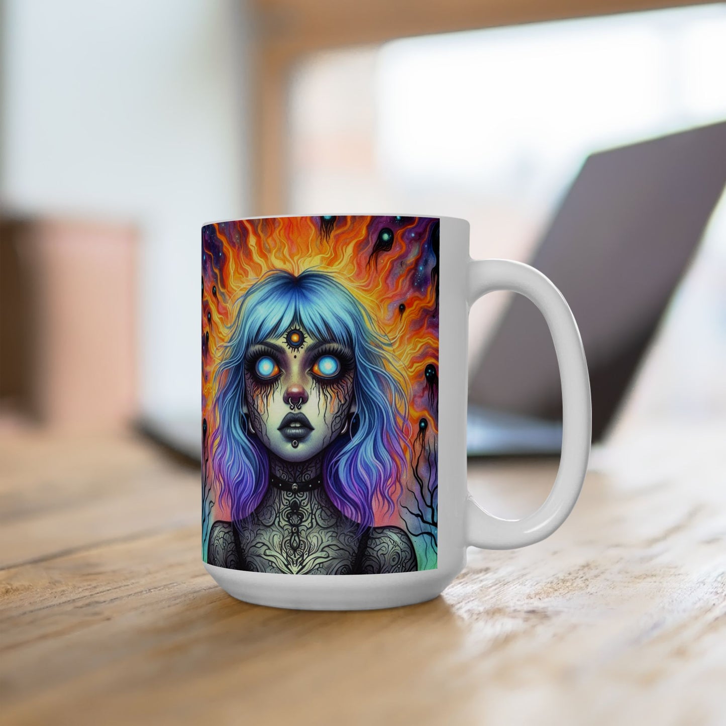 Taza de cerámica "Belleza Trascendental" (325 ml y 450 ml)