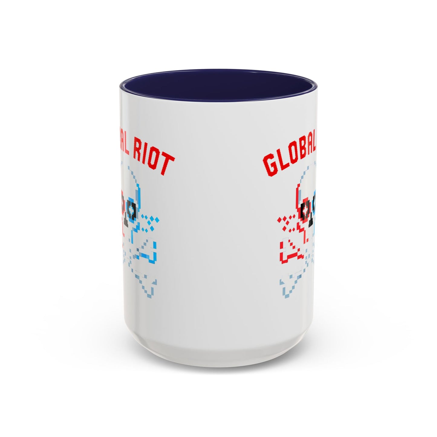Taza de café con acento de Global Riot (325 ml y 433 ml) 