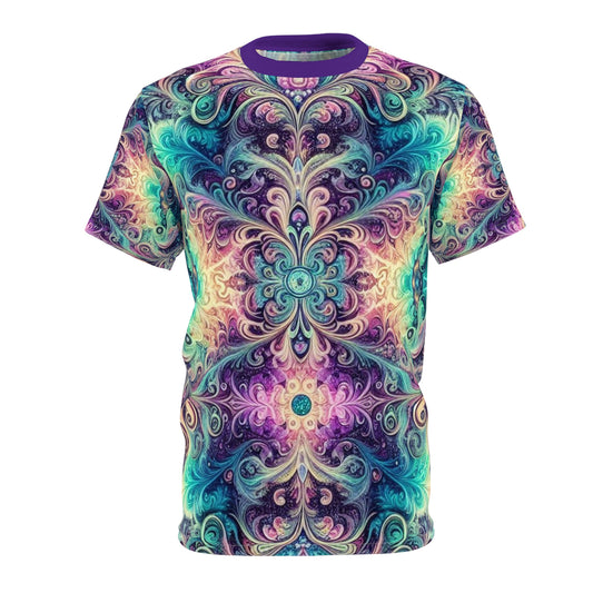 Rainbow Nebula Unisex Cut & Sew Tee (AOP)