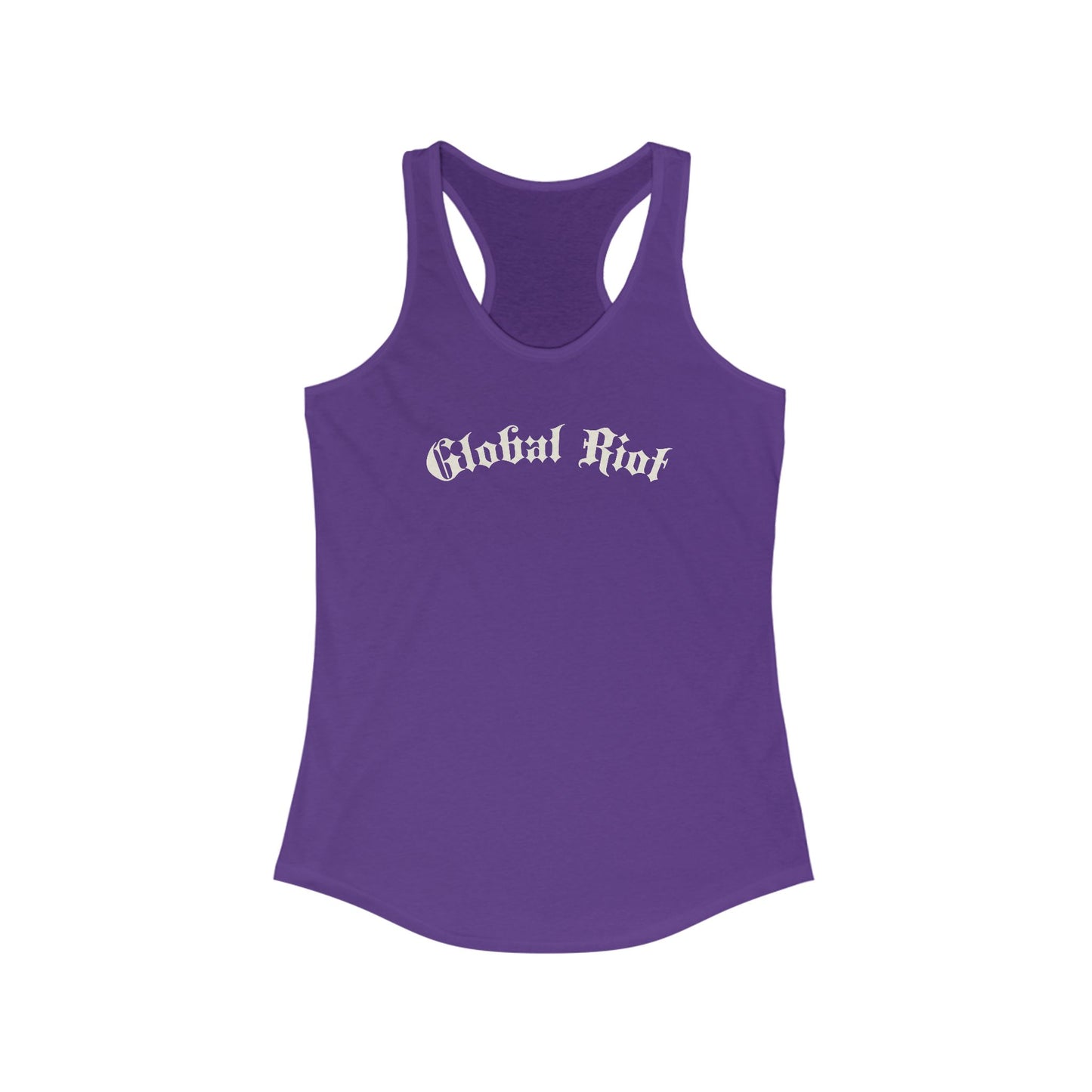 Camiseta sin mangas con espalda deportiva para mujer de Global Riot