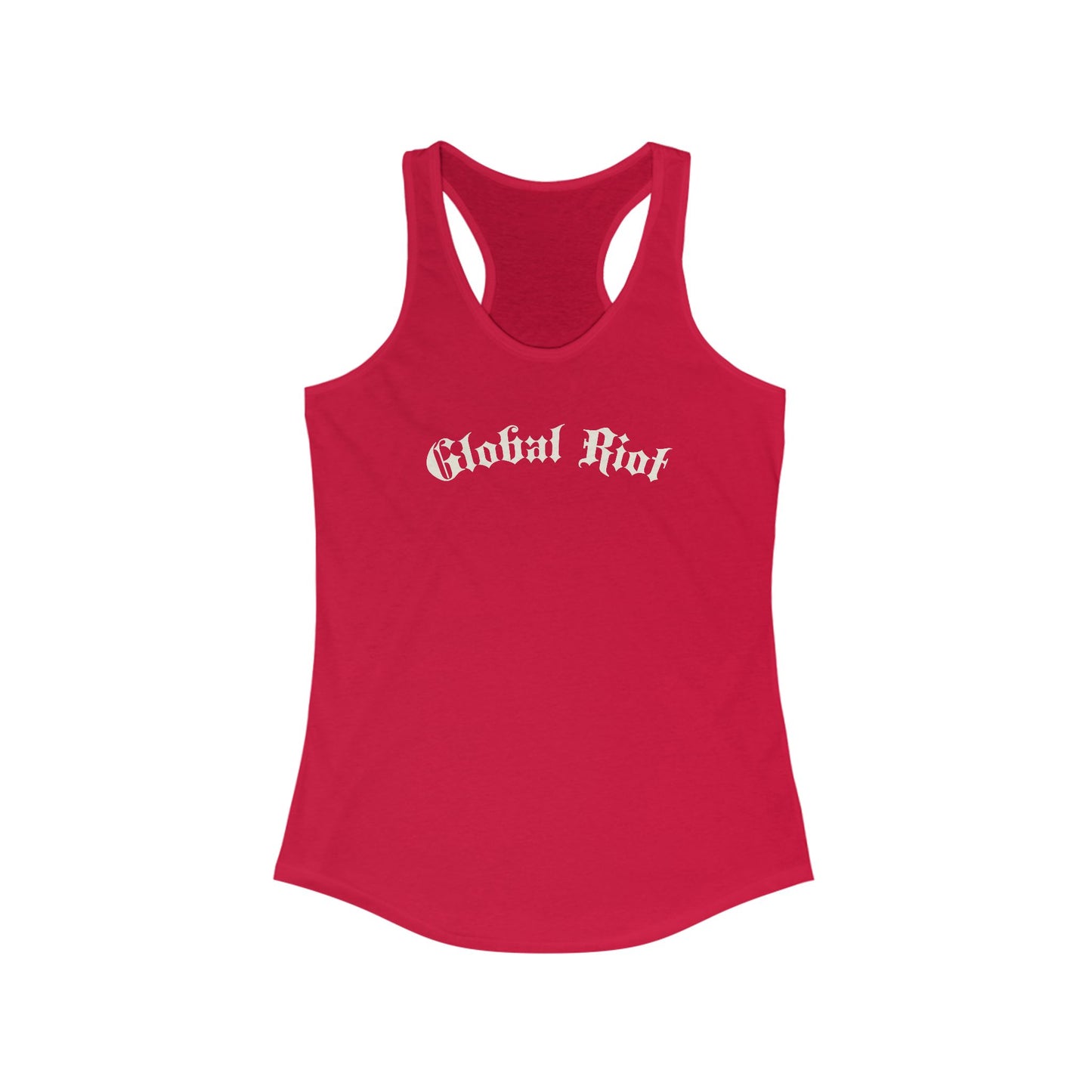 Camiseta sin mangas con espalda deportiva para mujer de Global Riot