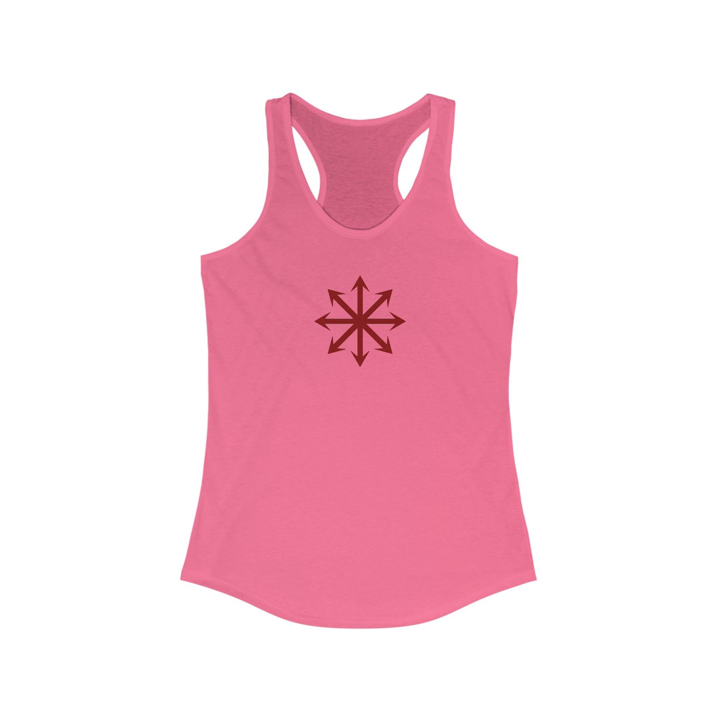 Chaos Symbol Women's Racerback Tank Top