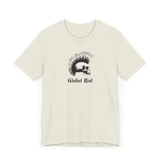 Global Riot Punk Skull Unisex Jersey Short Sleeve Tee