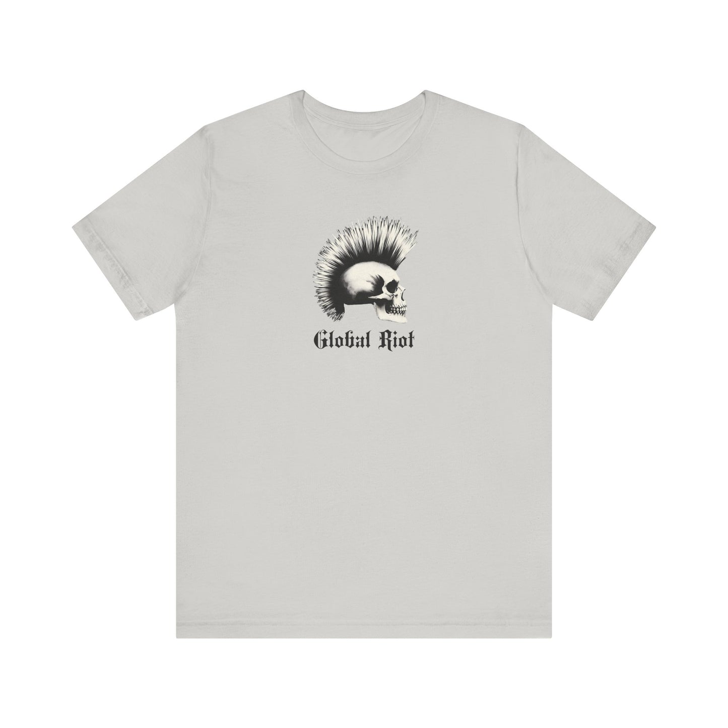 Global Riot Punk Skull Unisex Jersey Short Sleeve Tee