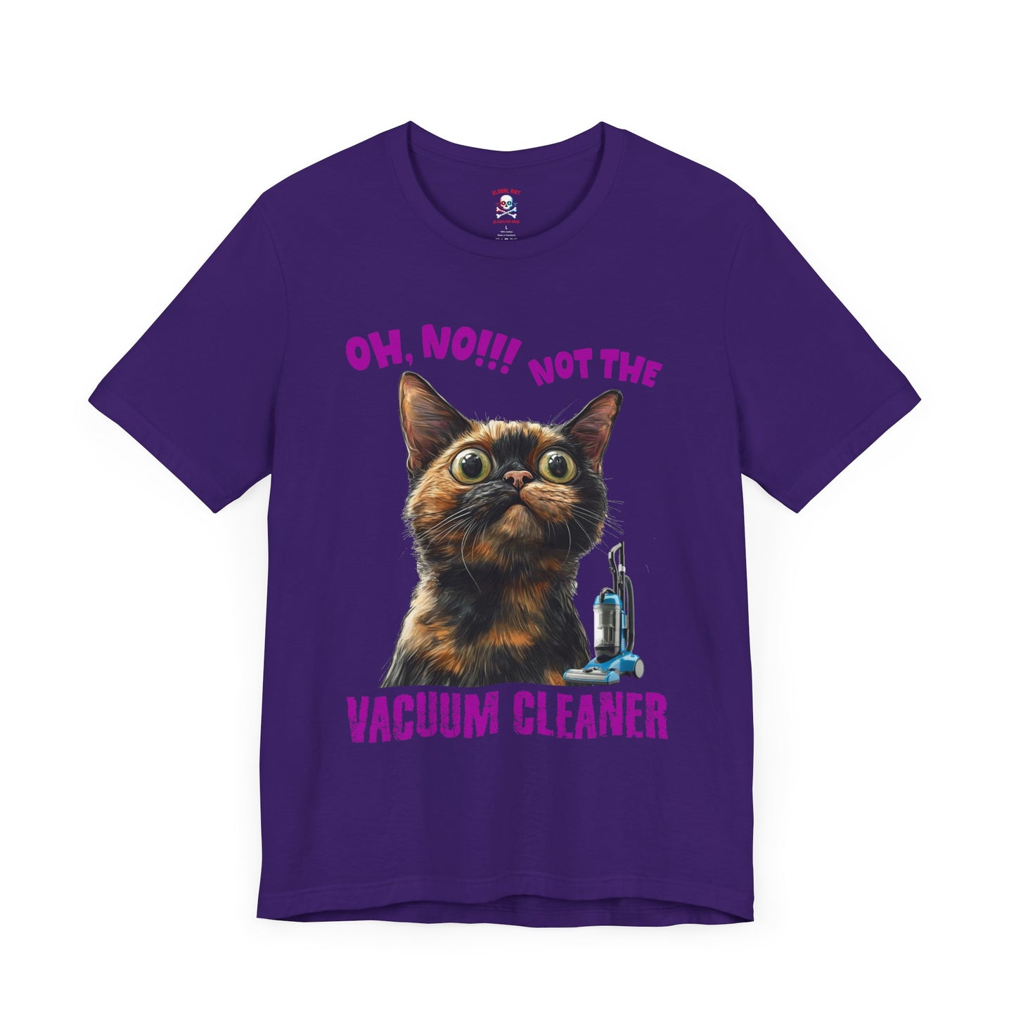 ¡No a la aspiradora! Camiseta unisex