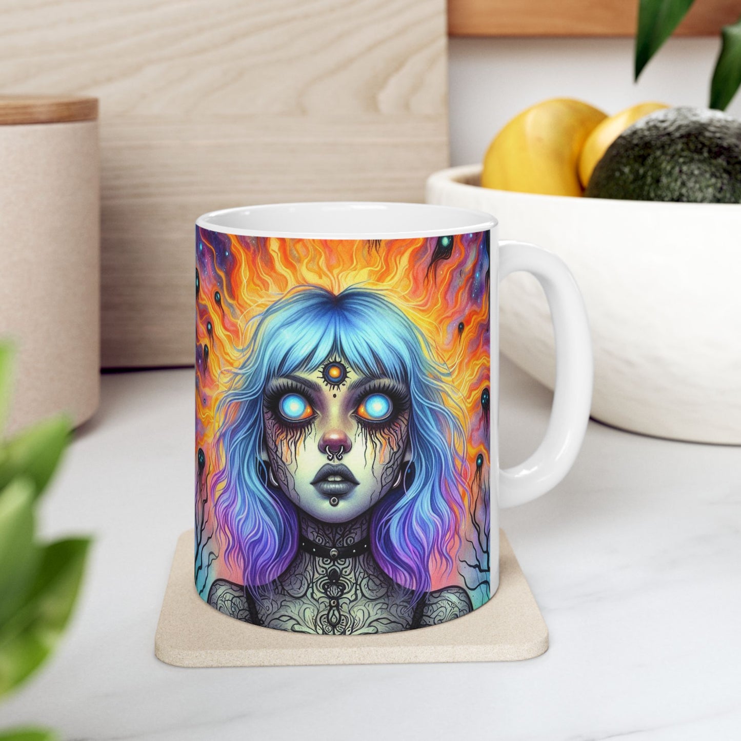 Taza de cerámica "Belleza Trascendental" (325 ml y 450 ml)