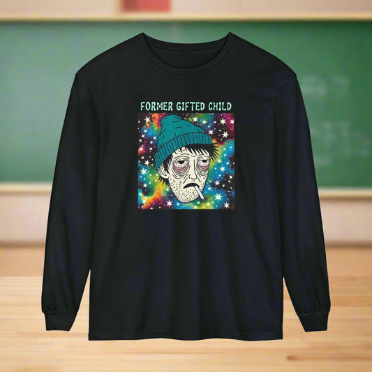 Camiseta de manga larga para ex niño superdotado