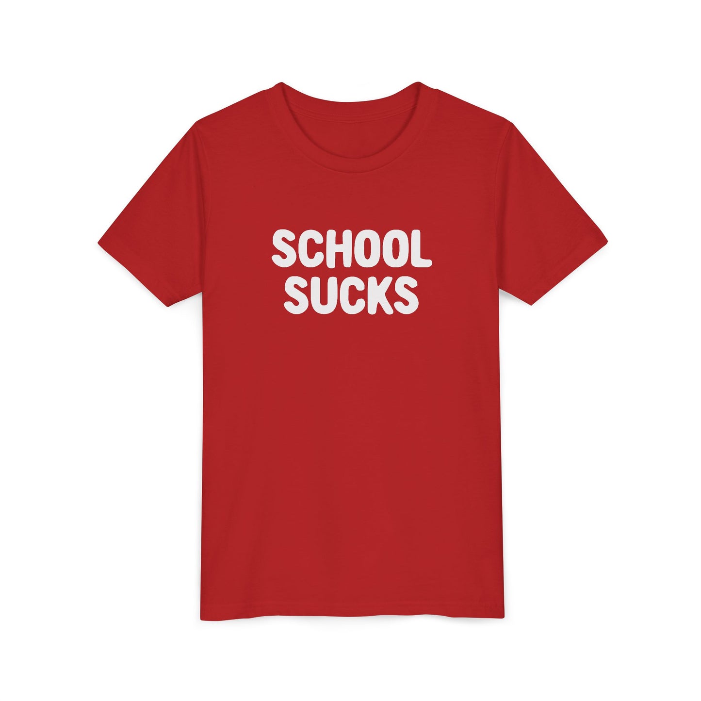 Camiseta "La escuela apesta" para niños