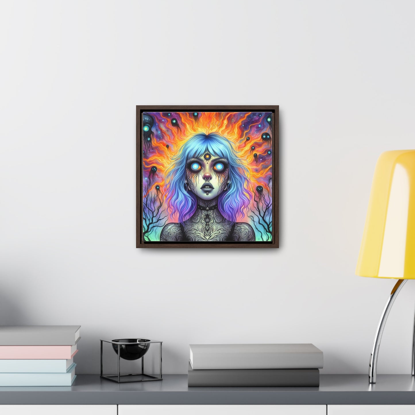 Belleza trascendental, lienzo de galería, enmarcado