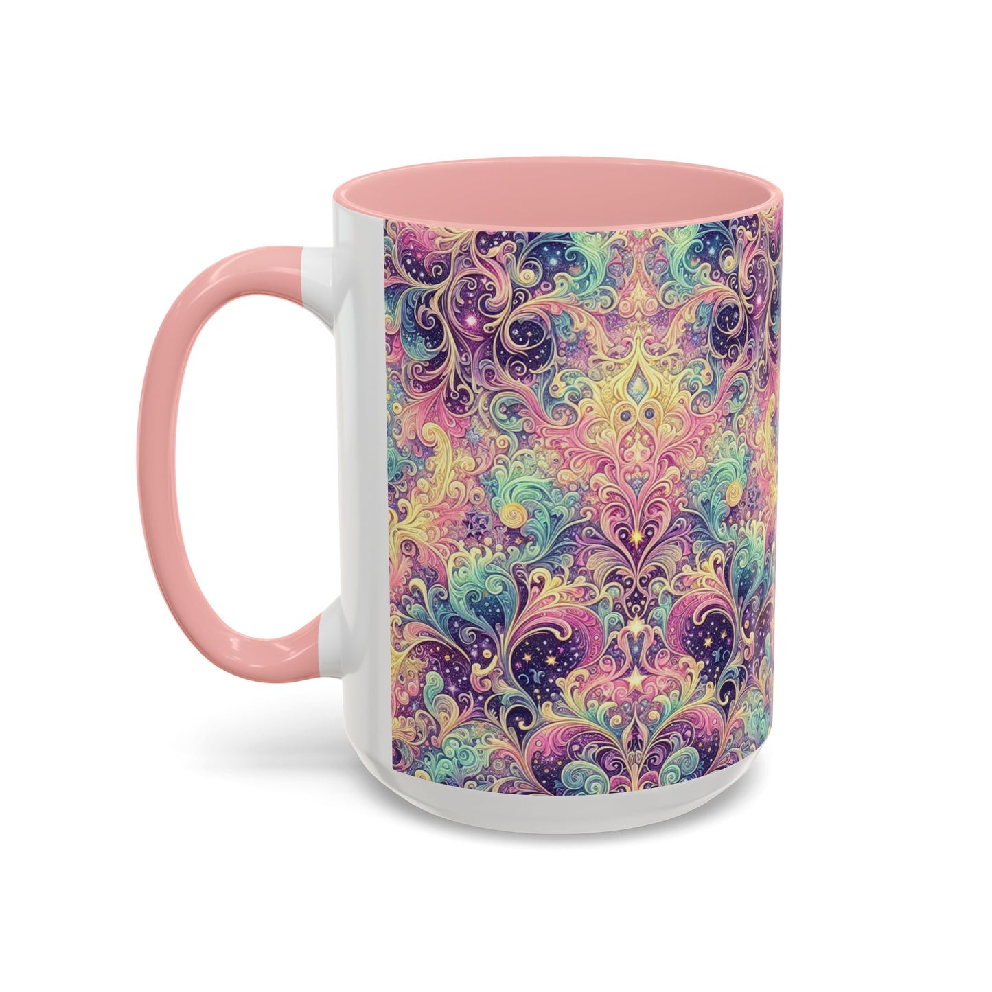 Taza de café con psicodelia pastel (325 y 430 ml)