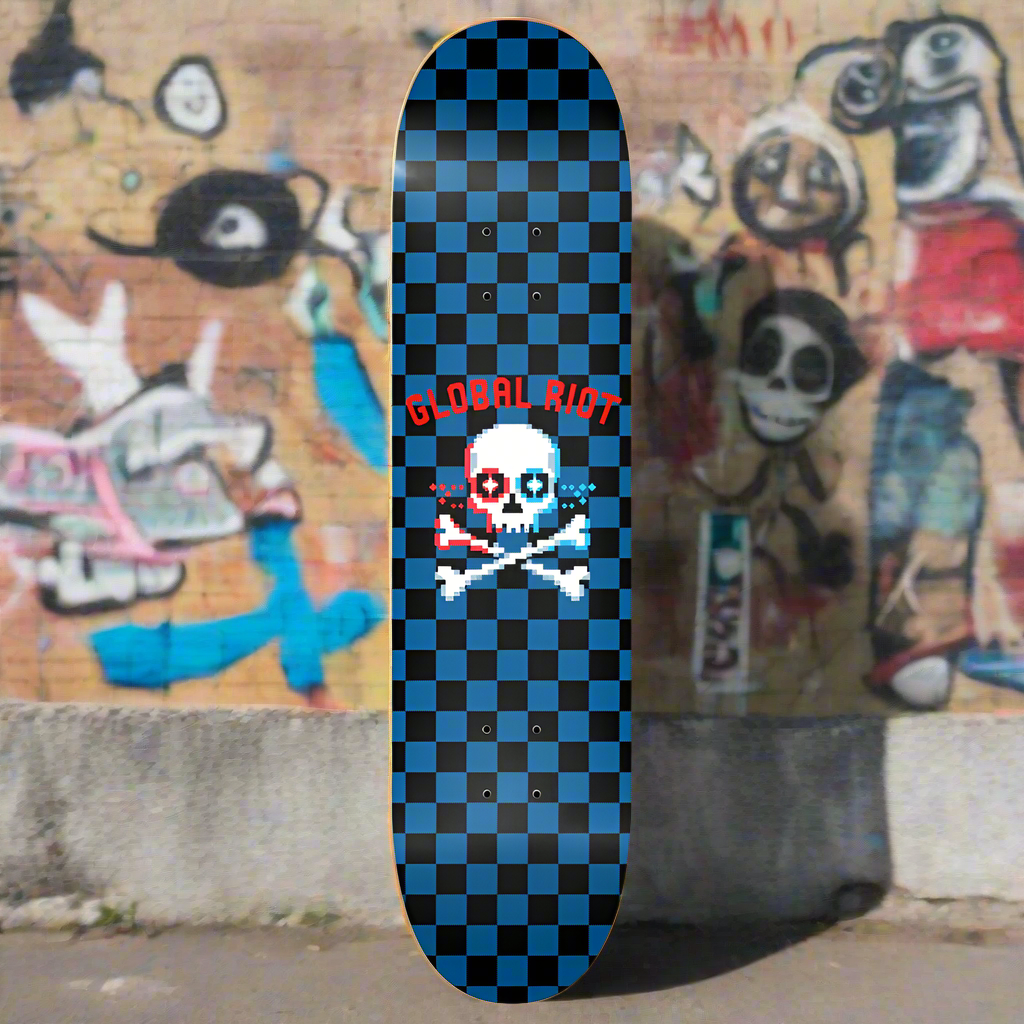 Cráneo de píxeles de Global Riot